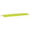 Garden Bench Cushions 2pcs Bright Green 78.7"x19.7"x2.8" Oxford Fabric
