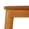 Patio Table 63"x35.4"x29.5" Solid Wood Acacia