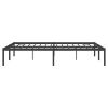 Metal Bed Frame Black 59.1"x78.7"
