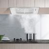 30 inch Insert Range Hood 600 CFM;  Built-in Stainless Steel Range Hoods with Right Button Controls and Back LED Lights; Kitchen Hood for Over Stove;