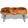 Coffee Table 13.8" 6 Trunks Solid Sheesham Wood