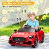 LEADZM Dual Drive 12V 4.5Ah with 2.4G Remote Control Mercedes-Benz Sports Car Red