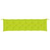 Garden Bench Cushions 2pcs Bright Green 78.7"x19.7"x2.8" Oxford Fabric