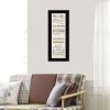 "Mr and Mrs" By Marla Rae, Ready to Hang Framed print, White Frame