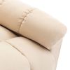 Recliner Cream Fabric