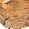 Coffee Table 14.2" 4 Trunks Solid Wood Acacia