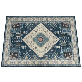 Faux Wool Fabric Area Rugs Doormat (Size: M)