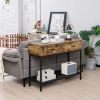 Console Table for Entryway with Storage Drawers for Living Room