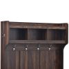 3-in-1 Entryway Hall Tree with Coat Hanger and Storage Bench, 39.4-Inch, Multi-functional Organizer for Entrance, Hallway