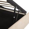 Upholstered Platform bed with a Hydraulic Storage System, Queen size