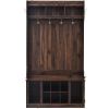 3-in-1 Entryway Hall Tree with Coat Hanger and Storage Bench, 39.4-Inch, Multi-functional Organizer for Entrance, Hallway