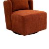 COOLMORE Swivel Barrel Chair, Comfy Round Accent Sofa Chair for Living Room, 360 Degree Swivel Barrel Club Chair, Leisure Arm Chair for Nursery, Hotel