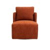 COOLMORE Swivel Barrel Chair, Comfy Round Accent Sofa Chair for Living Room, 360 Degree Swivel Barrel Club Chair, Leisure Arm Chair for Nursery, Hotel