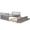Full size Daybed with Twin size Trundle and Drawers;  Full Size