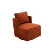 COOLMORE Swivel Barrel Chair, Comfy Round Accent Sofa Chair for Living Room, 360 Degree Swivel Barrel Club Chair, Leisure Arm Chair for Nursery, Hotel