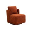 COOLMORE Swivel Barrel Chair, Comfy Round Accent Sofa Chair for Living Room, 360 Degree Swivel Barrel Club Chair, Leisure Arm Chair for Nursery, Hotel